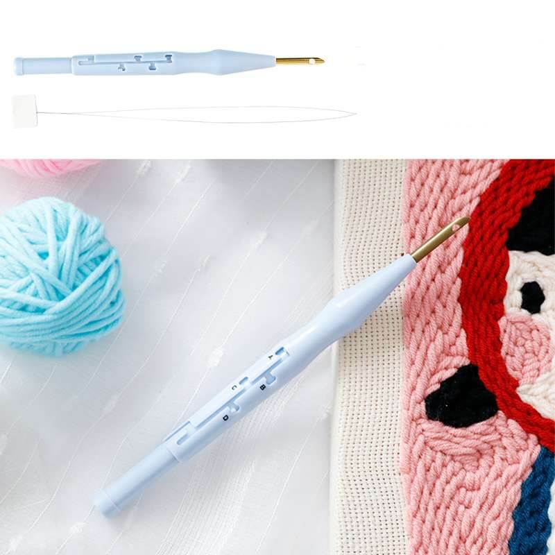 Embroidery punch needle