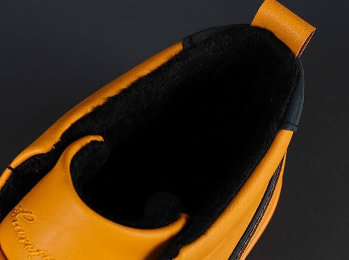 Vulcanized Microfiber Leather Men's Shoes