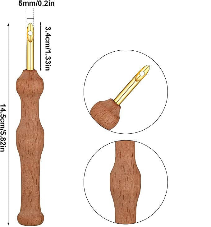 Embroidery needle set