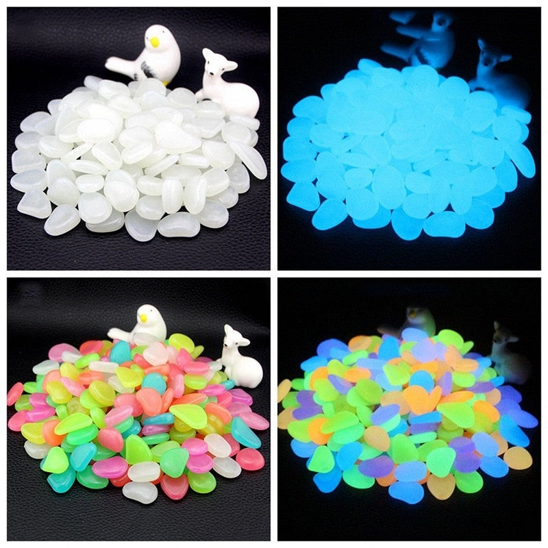Glow in the Dark Garden Stones