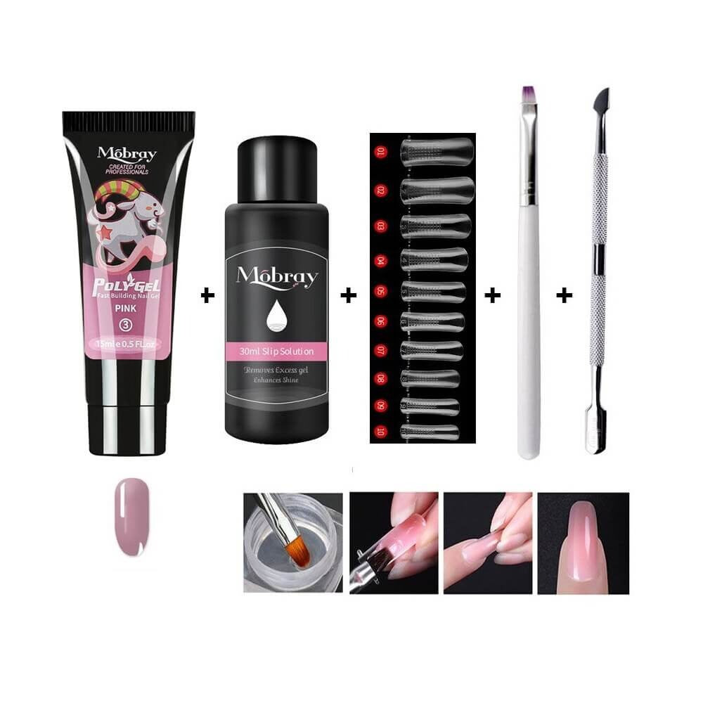 Luksuriøst Poly Gel Nail Kit