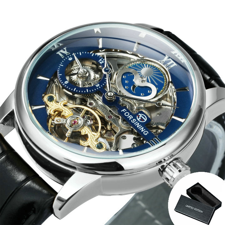 Forsining Men's Skeleton Watch