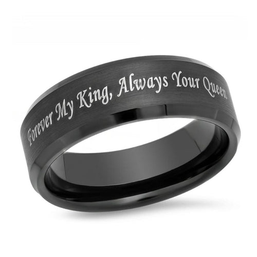 Svart forlovelsesring