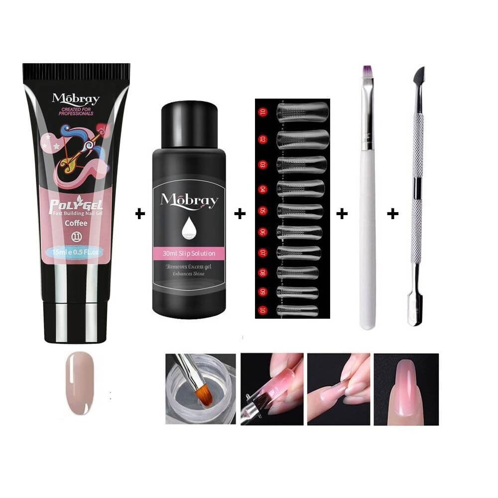Luksuriøst Poly Gel Nail Kit