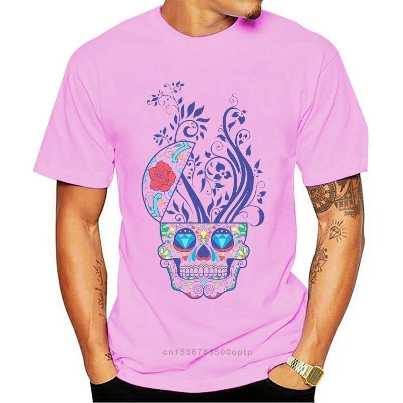 Skull Lust Rose grafisk T-skjorte