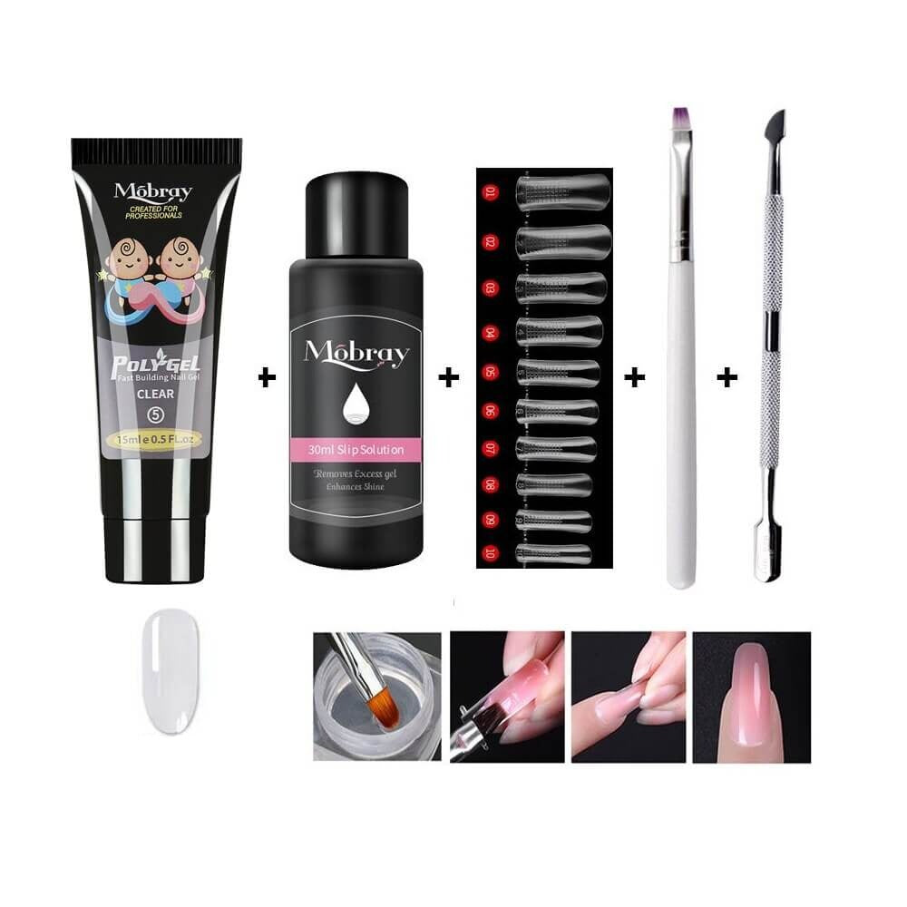 Luksuriøst Poly Gel Nail Kit