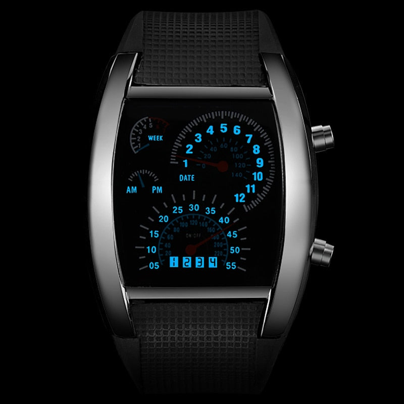 Speedometer Digitalt Armbåndsur