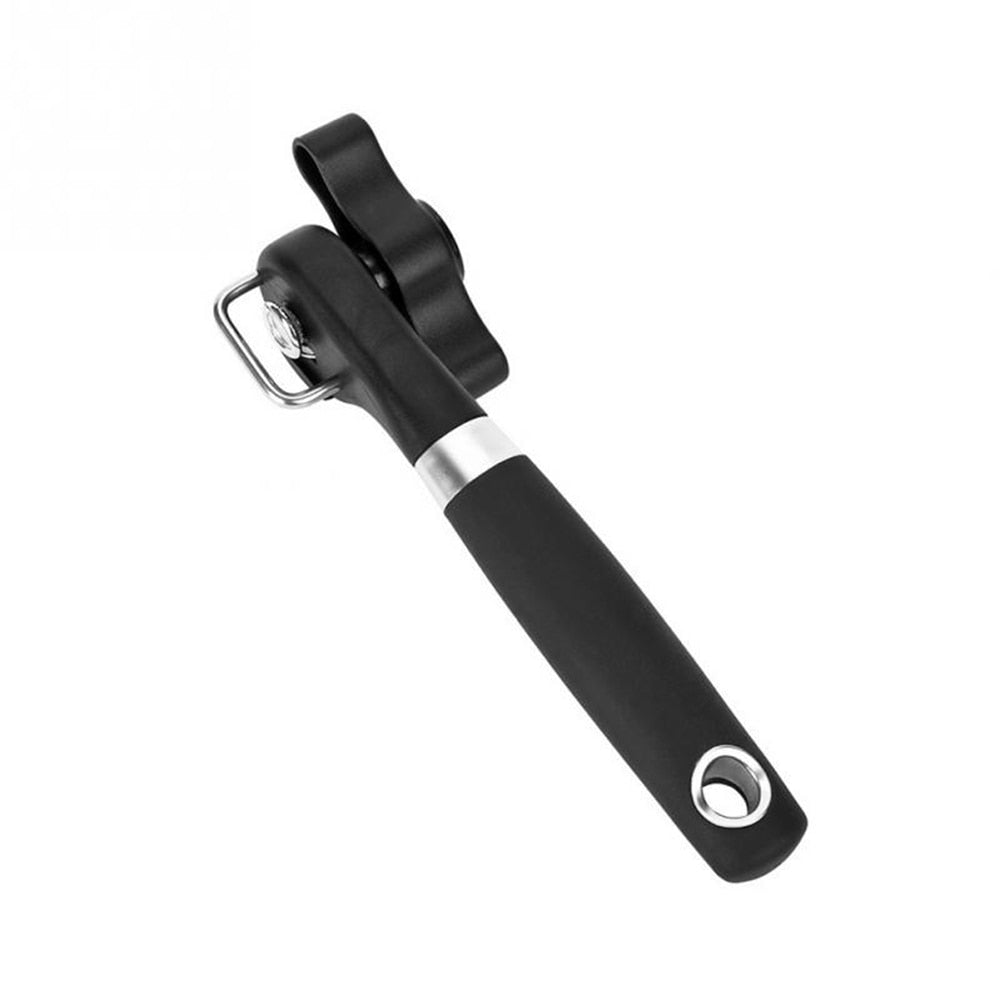 Stainless steel safe can opener