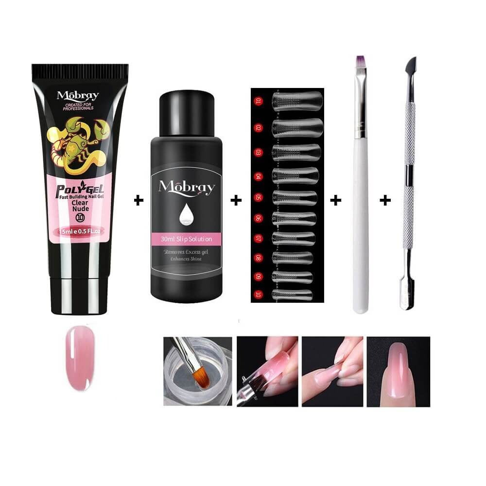 Luksuriøst Poly Gel Nail Kit