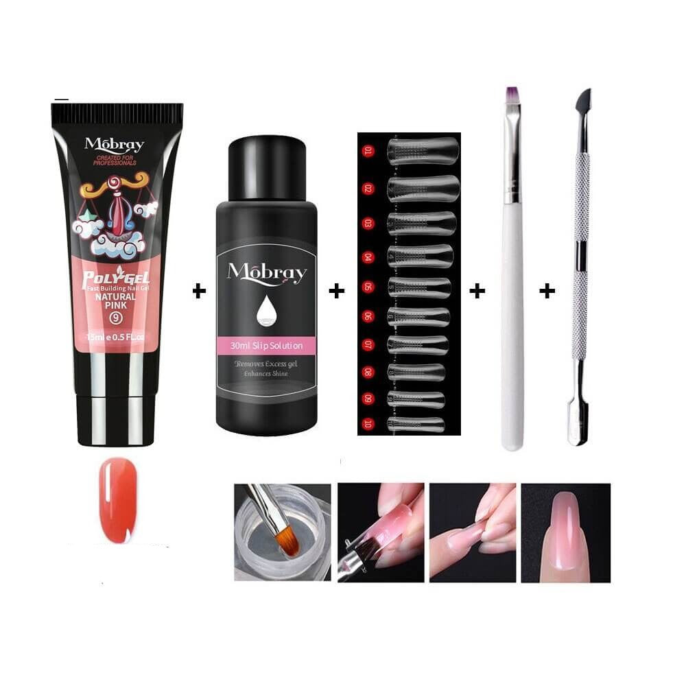 Luksuriøst Poly Gel Nail Kit