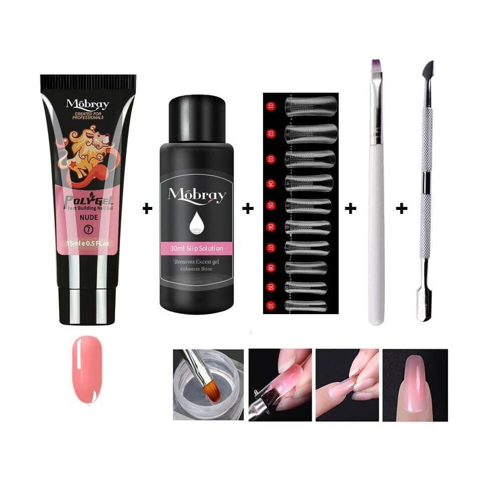 Luksuriøst Poly Gel Nail Kit