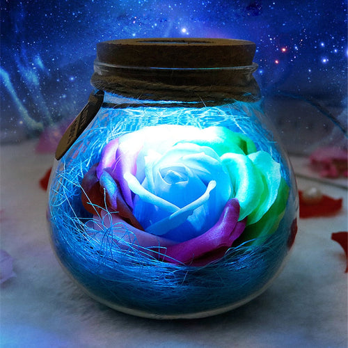 Bloom - LED Roseflaskelampe