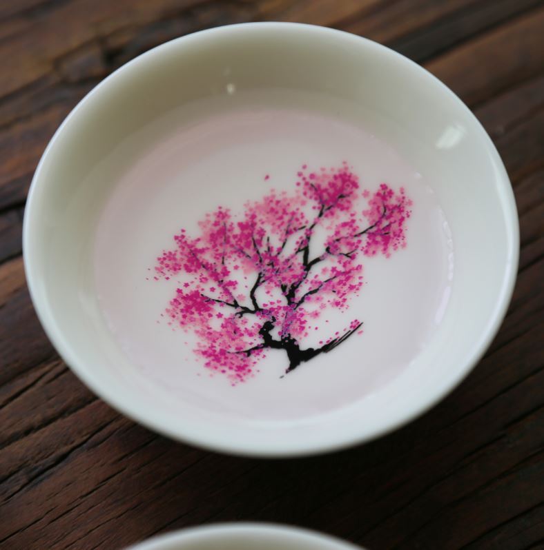 Magisk Sakura kirsebærblomst sakekopp