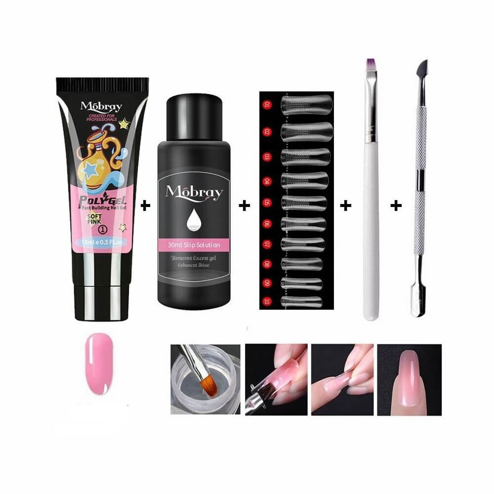 Luksuriøst Poly Gel Nail Kit