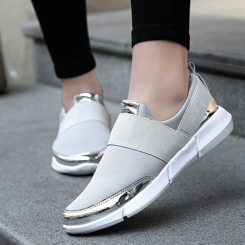 Pustende slip-on-sko for damer