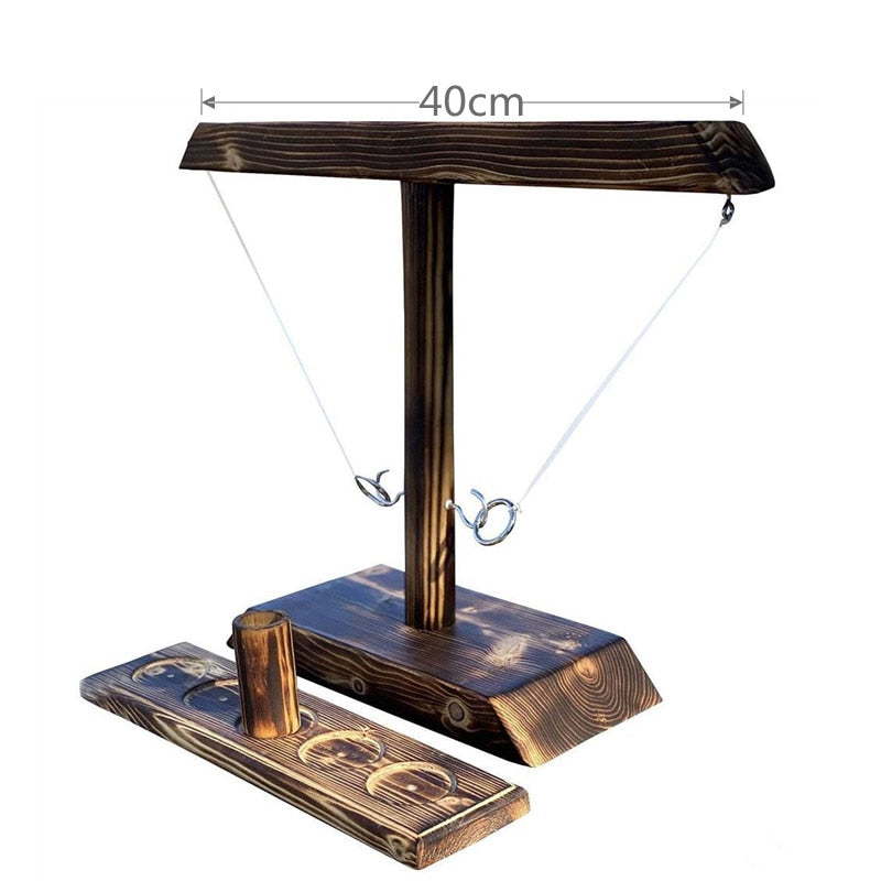 Hooks And Ring Toss Game