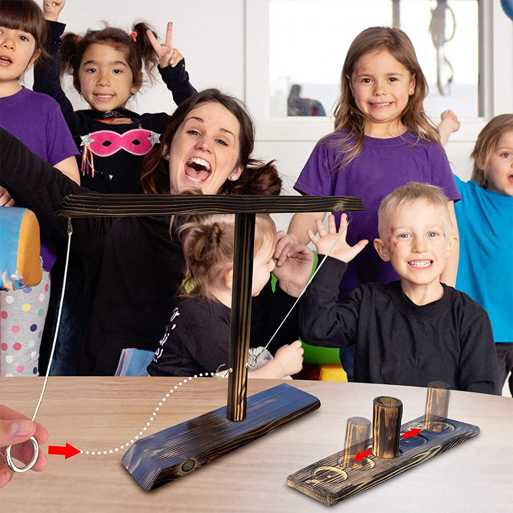 Hooks And Ring Toss Game