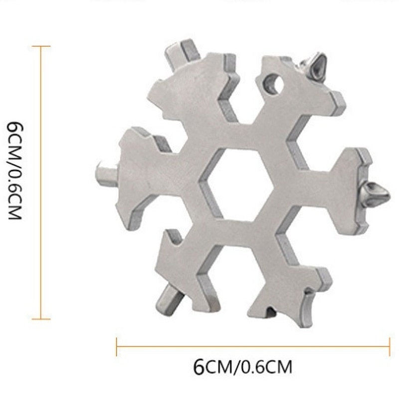 Multifunctional Snowflake Wrench Tool