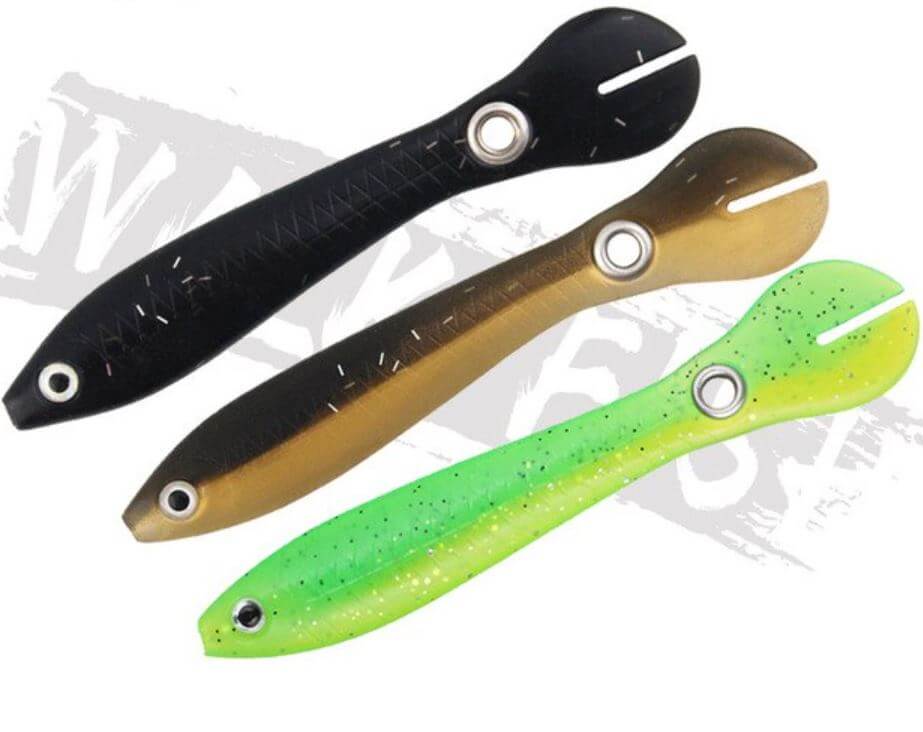 Myk Bionisk Sprettende Fiskeagn (3 deler/sett)