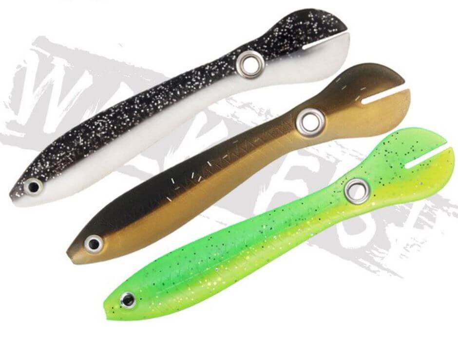 Myk Bionisk Sprettende Fiskeagn (3 deler/sett)