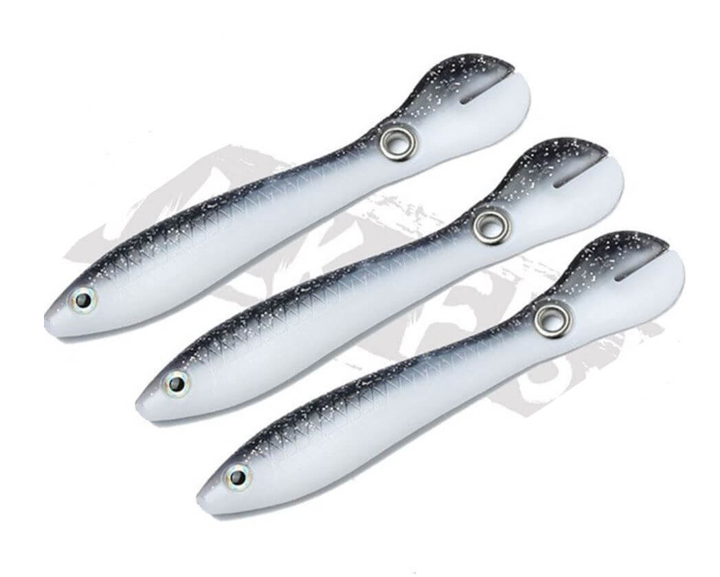Myk Bionisk Sprettende Fiskeagn (3 deler/sett)