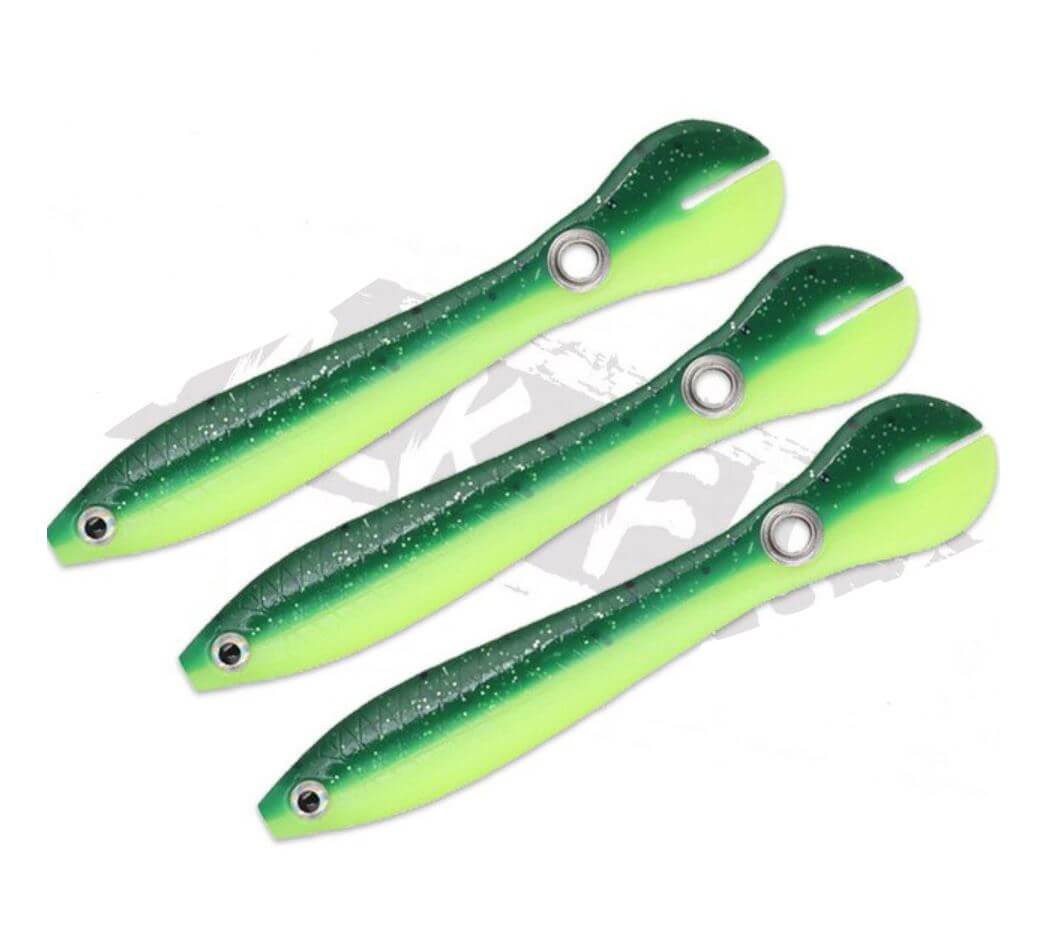 Myk Bionisk Sprettende Fiskeagn (3 deler/sett)