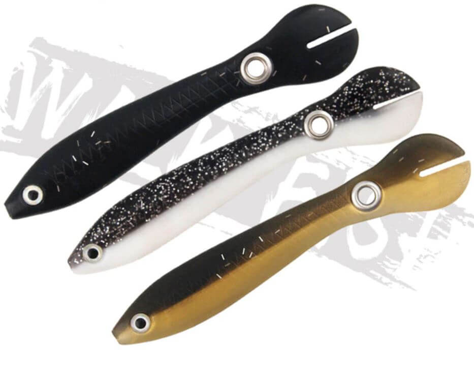 Myk Bionisk Sprettende Fiskeagn (3 deler/sett)