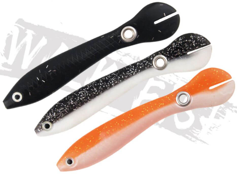 Myk Bionisk Sprettende Fiskeagn (3 deler/sett)