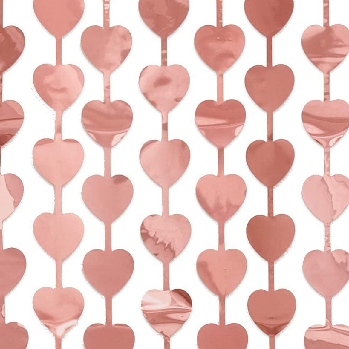 Heart-shaped Foil Curtain