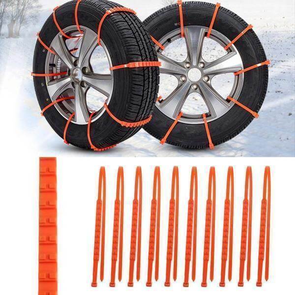 Anti-slip Tire Chains (10pcs)