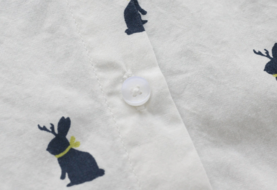 Bunny - The rabbit-print shirt dress