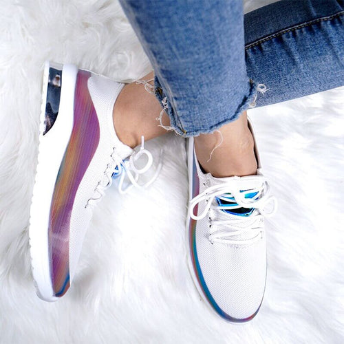 Pustende sneakers for dame