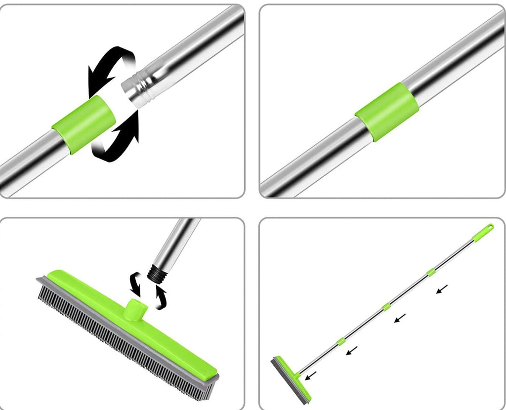 Pet Hair Rubber Broom