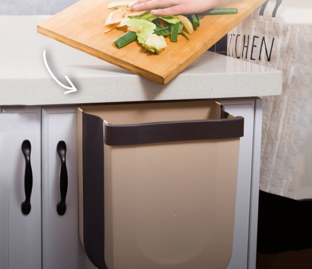 Press &amp; Pull - Wall-mounted waste bin