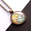 World Map Necklace PREMIUM